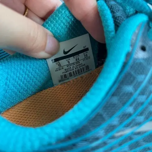 Diadora Mythos Blushield Fly Women's Blue Size 10 Running Walking Athletic