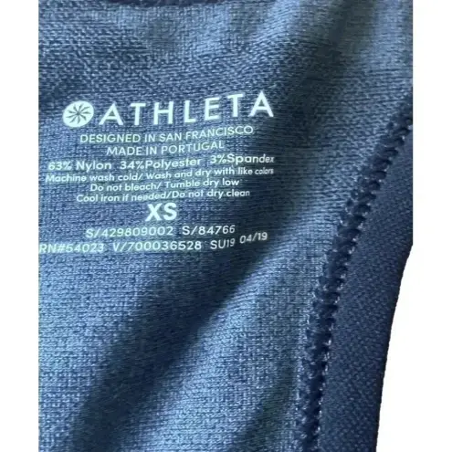 Athleta  Tank Top Womens‎ XS Speedlight Black Camo Racerback Seamless Breathable