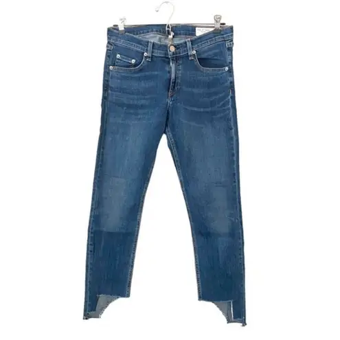 Rag and Bone  Capri Distressed Ankle Skinny Denim in Hampton Sz 29‎ - Image 2