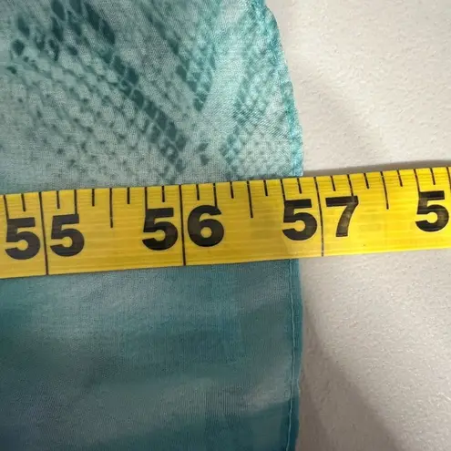 Boston Proper Maxi Dress Women Medium Blue Tonal Print Sleeveless Stretch V-Neck