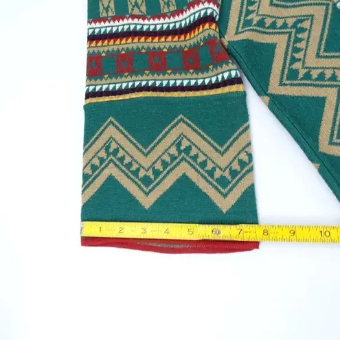 Catalina Vintage Jacquard Southwestern Aztec Pullover Tunic Size S Wool Blend