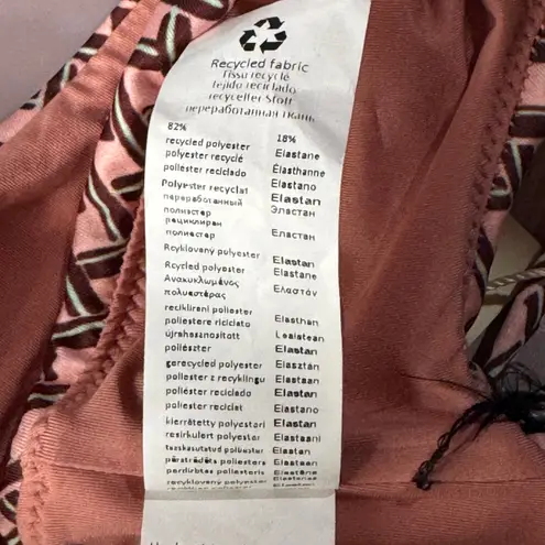 Gottex SZ 12 Luma Retro Bikini Swim Top Underwire Adjustable Lined Geometric New