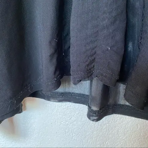 LF  Stores Emma & Sam Mesh Stripe Oversized Hoodie Size Small