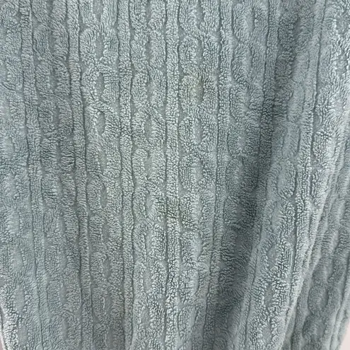 g.w. Division of graff terry cloth long sleeve polo textured vintage collared Blue Size XL