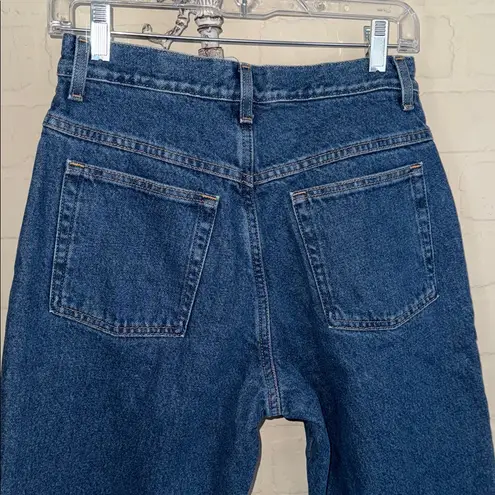 L.L. Bean jeans Denim lined flannel Red Plaid soft cozy warm vintage Cabincore Blue Size 8P