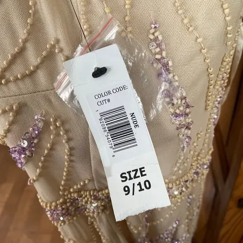 Jump NWT Women's Beaded Mesh Gown size 9 - 10