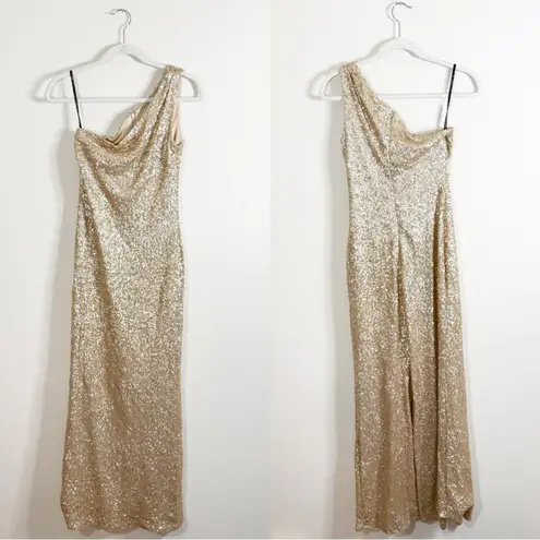 Sorella Vita One Shoulder Sequin Maxi Dress Size 8