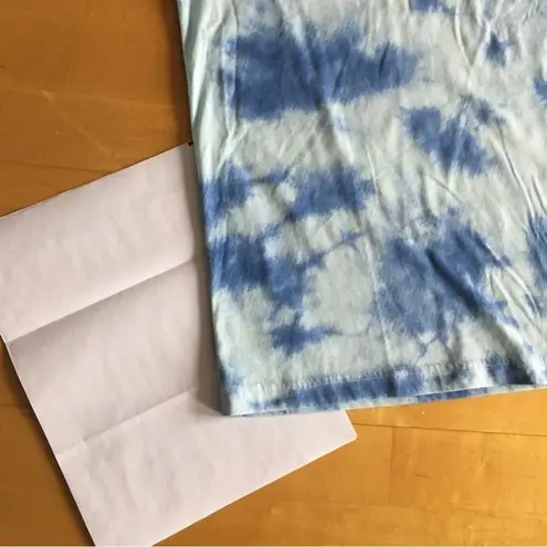 Original Use Tie Dye Short Sleeve Tee, Aqua, Blue, Size M