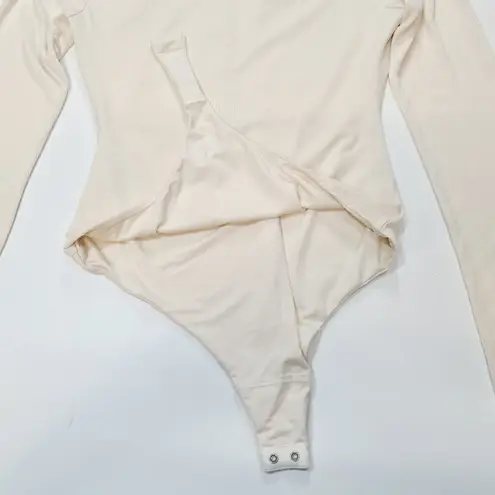 Camila Coelho Reyes Bodysuit in Beige Small