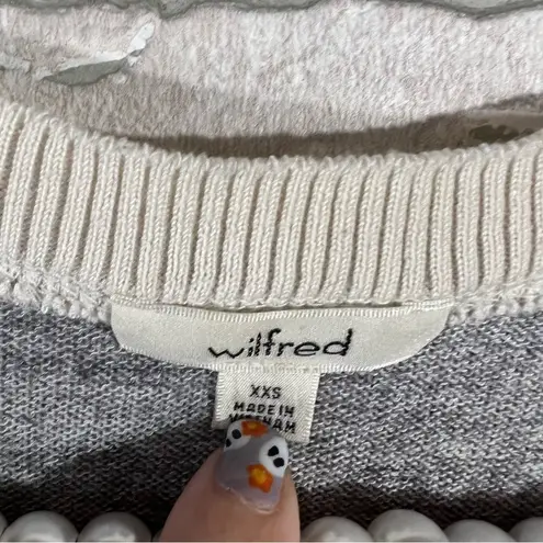 Wilfred Aritzia Heather Galaxy Berri Long Sleeve Sweater Size XXS