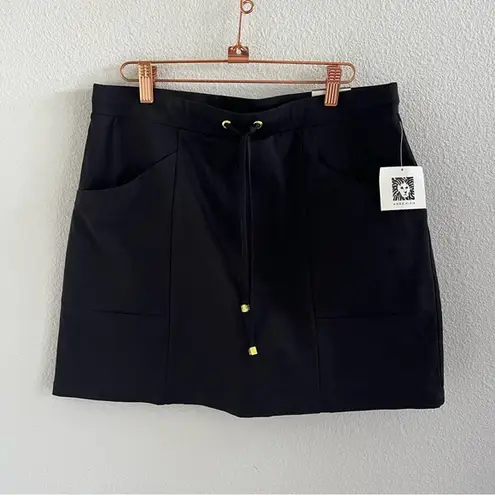 Anne Klein NWT Ann Klein Black Skort Front Pocket Small