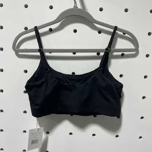 ANDIE NWT Maui Top Bikini Black Size M