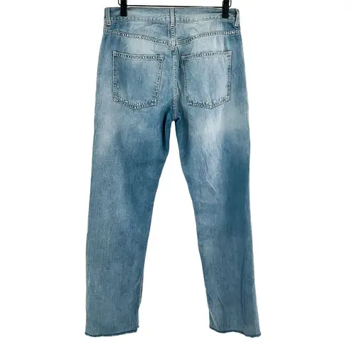 Acne Studios Boyfriend Fit High Waisted Light Wash Boy Water Jeans