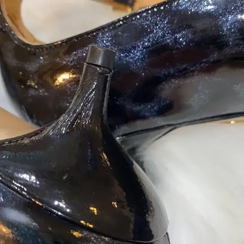 Charlotte Olympia leopard print kitten heels with ankle strap Size 34/6 A16