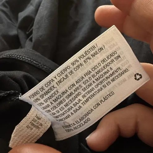 Gilligan O’Malley Slip Chemise Dress Nightgown Sz L Large Black Sleeveless