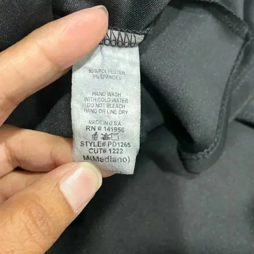 Persaya Black Sleeveless Side Cut