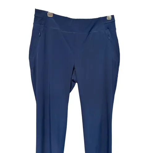 Chico's Zenergy Women's Knit Waist Pant UPF 50+ Fabric in Blue Size 2