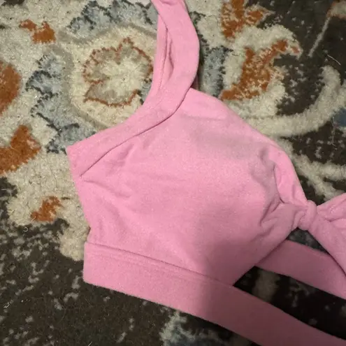 Forever 21 NWT TERRY CLOTH CUTOUT BIKINI TOP - Lilac