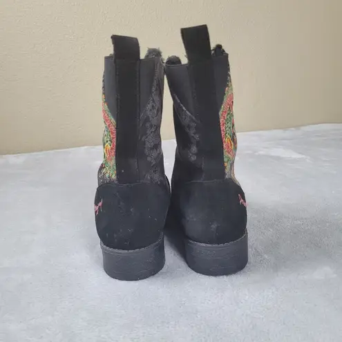 Desigual  Women's Boots Winter Black Boho Size 40 US 9