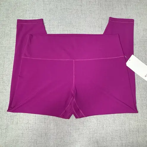 Lululemon  Align High Rise Pant Leggings Deep Fuschia Purple Size 18 Nwt