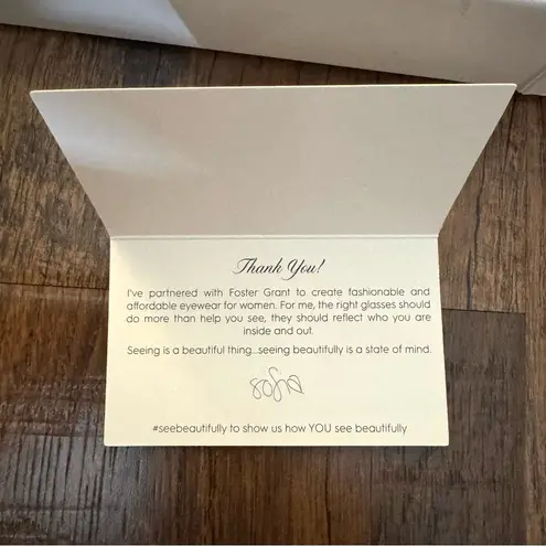 Foster Grant SOFIA VERGARA X leopard print eyeglass case, NWT