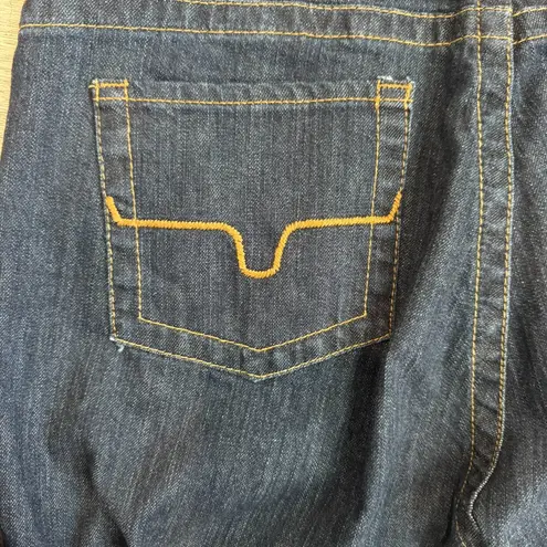 Kimes Ranch  womens Betty jeans straight leg bootcut dark wash size 14/34 I42