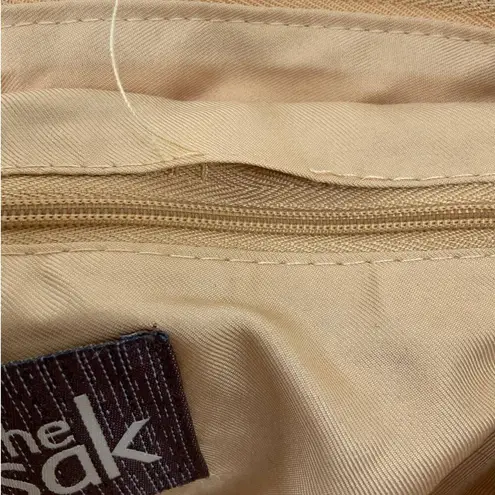 The Sak | Indio Crochet Neutral Sand Stripe Tightweave Medium Shoulder Bag Purse