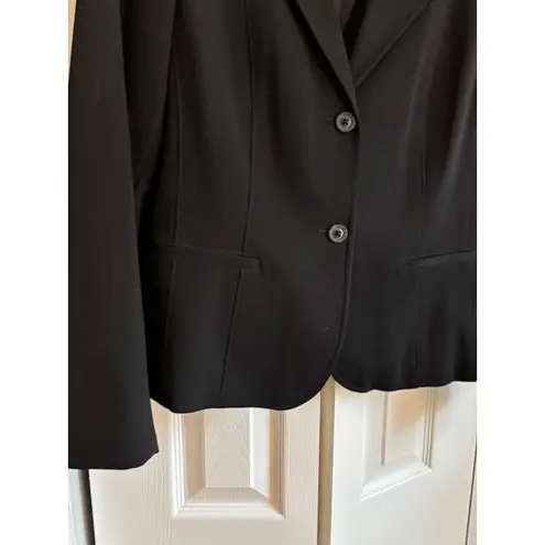 Rafaella Black Textured Blazer – Petite 14P – Excellent Condition