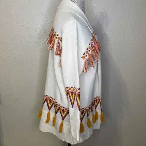 Matilda Jane Moments With You Gingersnap Cardigan Sweater Cream Gold Orange Small