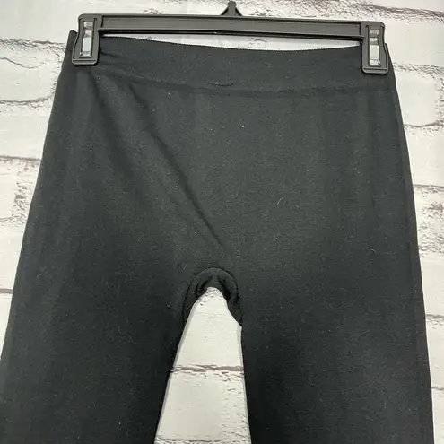 Love Charm Black Slim Fit Stretch Leggings Yoga Pants Tights High Waist SZ S/M