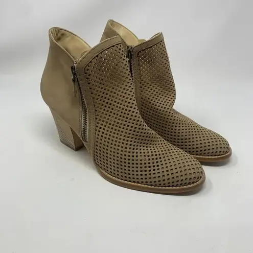 Paul Green Bonzai Perforated Bootie Sisal Nubuck Size 6.5/US 9