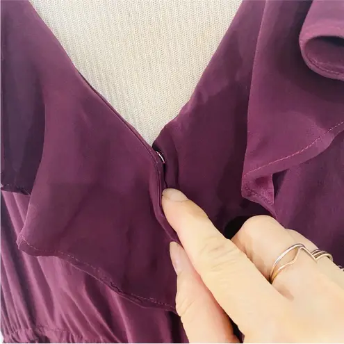 Yumi Kim jumpsuit in wine NWOT