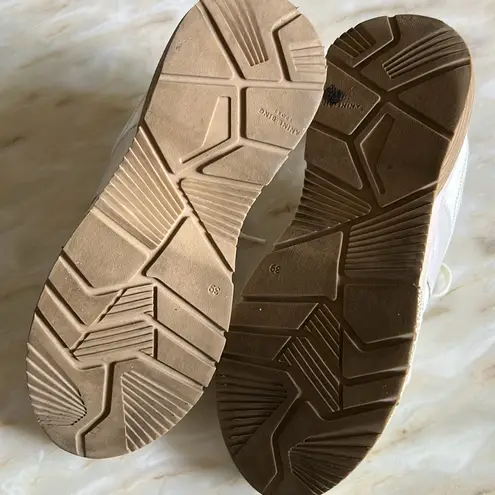 ANINE BING Sport Women’s Dina White/Off-White Lace Up Leather Sneakers Size 9