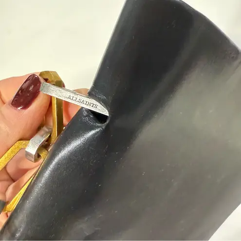 ALLSAINTS Yua Clutch in Black