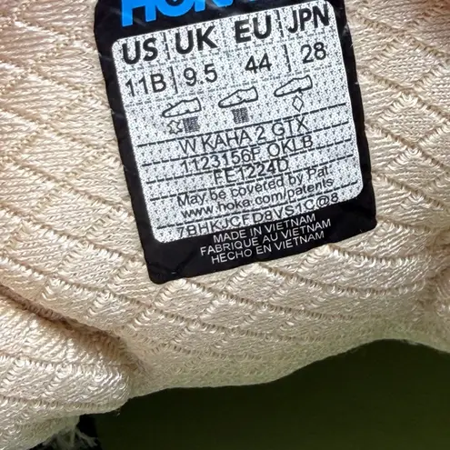 Hoka NWB Kaha 2 GTX GoreTex WATERPROOF Women 11B Oak Alabaster Tan Hiking Boot