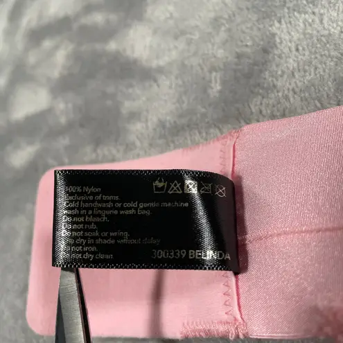 Honey Birdette Belinda Garter Belt Medium Pink Lace