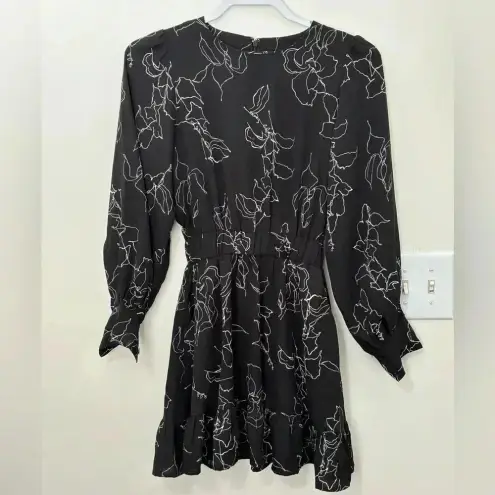 Kittenish ‎ Napa Black Printed Mini Dress