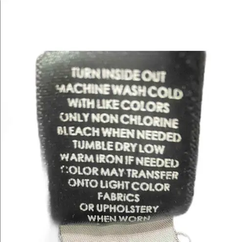 Love Sick Super Skinny Jeans High Waisted Dark Wash Burgundy Button Size 1