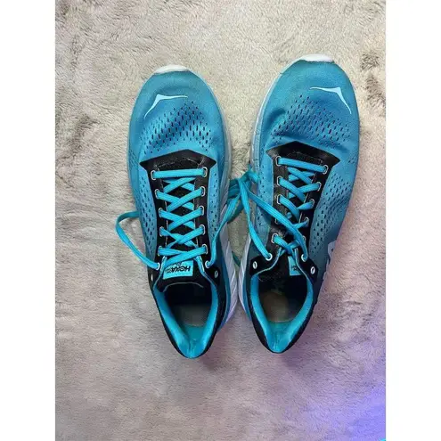 Hoka One One Women's Cavu Profly Blue Running Sneakers Size 9.5