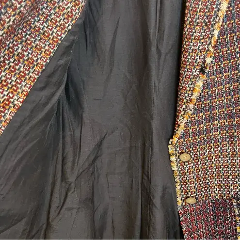 Rebecca Taylor Blanket Woven Tweed Jacket Blazer Size 2