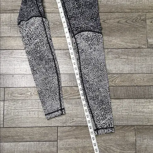 Lululemon  Athletica Black and White Animal Print Leggings