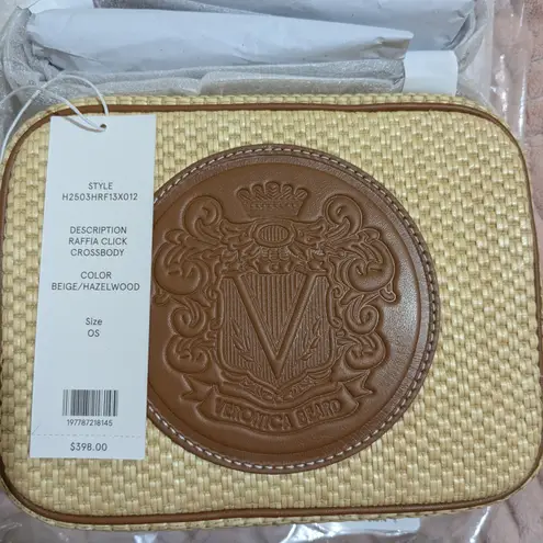 Veronica Beard Raffia Click Crossbody NWT