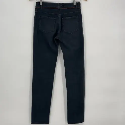 Loro Piana Women's Skinny Jeans Cotton Stretch Dark Gray Denim Size 38