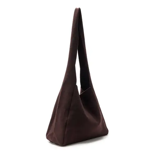 Aya Muse Vale Knit Wool Crossbody Bag Brown Womens Size OS