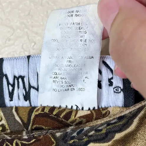 All that jazz Vintage Floral Sleeveless Maxi Dress Brown Tan Women's Size 13/14 - Image 4