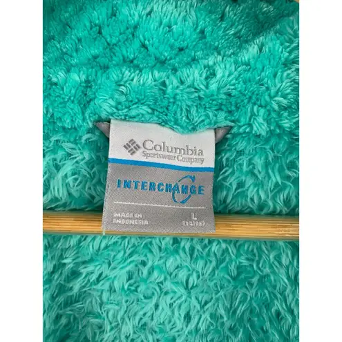 Columbia Women's  Mint Green Interchangeable Jacket Size L