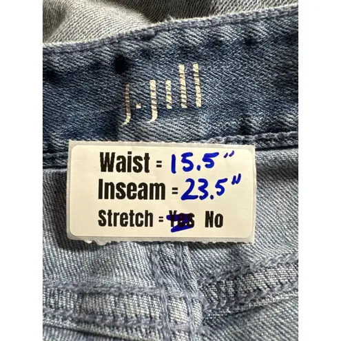 J Jill Authentic Fit Crop Jeans Size 6 Blue Denim Womens Casual Blue
