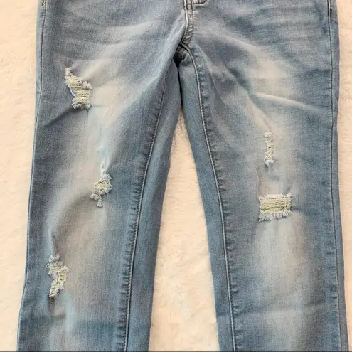 Encore jeans Distressed Skinny Ankle Jeans Size 0