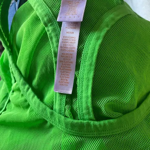 Savage X Fenty Green Swim Coverup with Asymmetrical Straps summer beach vacation Size M