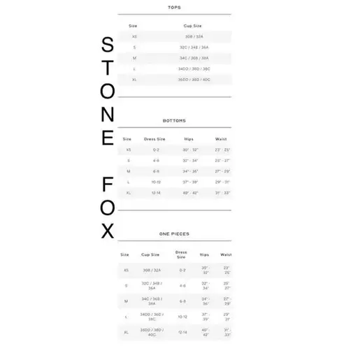 Stone Fox Swim NWT Bikini Conch Hot Tropix Spaghetti Top V Neck XS Pink White